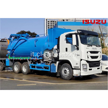 Isuzu giga 6x4 16000litres 16000L Acqua di aspirazione fecale Truck ad alta pressione